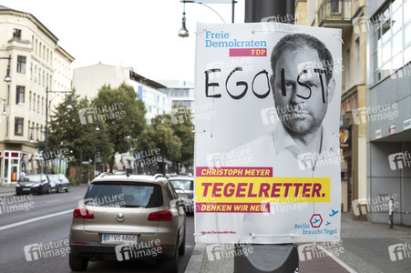 Bundestagswahlkampf-Plakate in Berlin