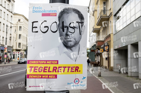 Bundestagswahlkampf-Plakate in Berlin
