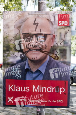 Bundestagswahlkampf-Plakate in Berlin