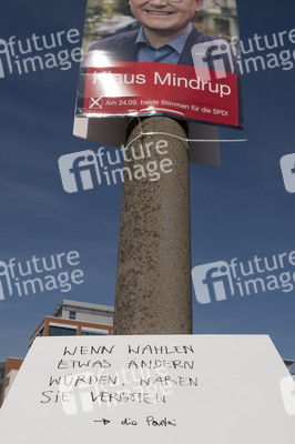 Bundestagswahlkampf-Plakate in Berlin