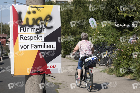 Bundestagswahlkampf-Plakate in Berlin