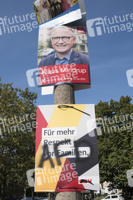 Bundestagswahlkampf-Plakate in Berlin