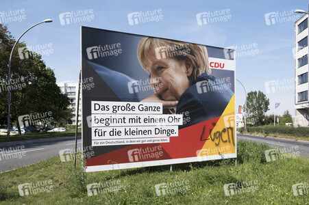 Bundestagswahlkampf-Plakate in Berlin