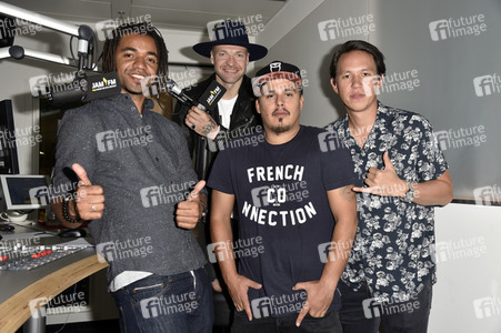Culcha Candela bei Radio 93,6 JAM FM in Berlin