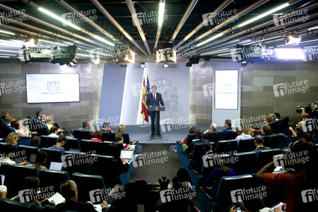 Pressekonferenz mit Mariano Rajoy in Madrid