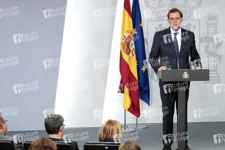 Pressekonferenz mit Mariano Rajoy in Madrid
