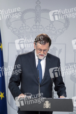 Pressekonferenz mit Mariano Rajoy in Madrid