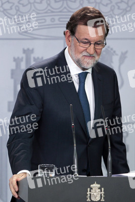 Pressekonferenz mit Mariano Rajoy in Madrid