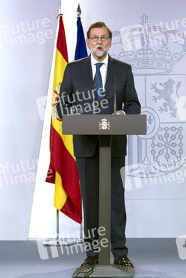 Pressekonferenz mit Mariano Rajoy in Madrid