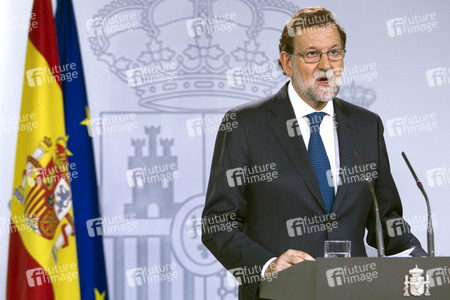 Pressekonferenz mit Mariano Rajoy in Madrid