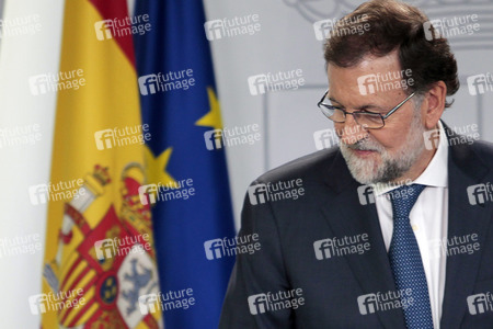 Pressekonferenz mit Mariano Rajoy in Madrid