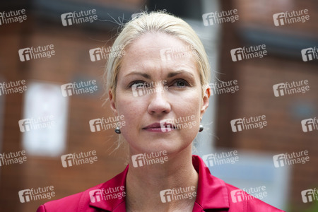 Wahlkampfaktion von Manuela Schwesig in Berlin