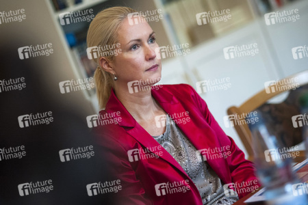 Wahlkampfaktion von Manuela Schwesig in Berlin