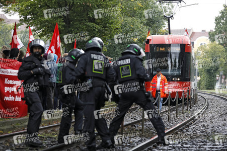 Anti-AfD-Demo in Nürnberg