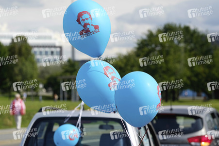 Demonstration für die Freilassung von Deniz Yücel in Berlin