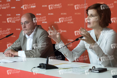 Pressekonferenz der LINKEN in Berlin