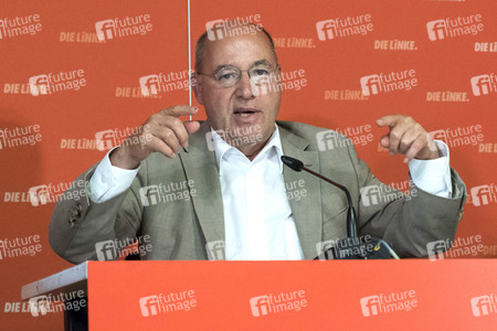 Pressekonferenz der LINKEN in Berlin