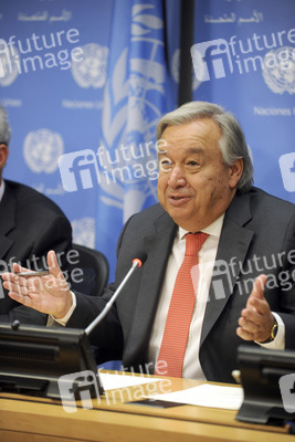 UN-Pressekonferenz mit António Guterres in New York