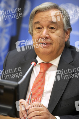 UN-Pressekonferenz mit António Guterres in New York
