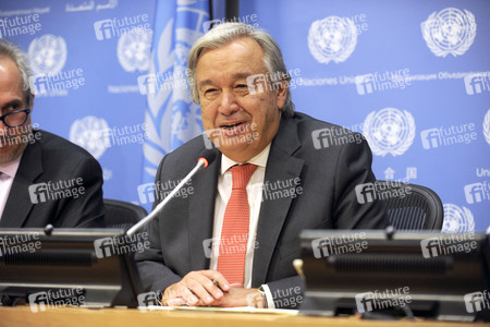 UN-Pressekonferenz mit António Guterres in New York