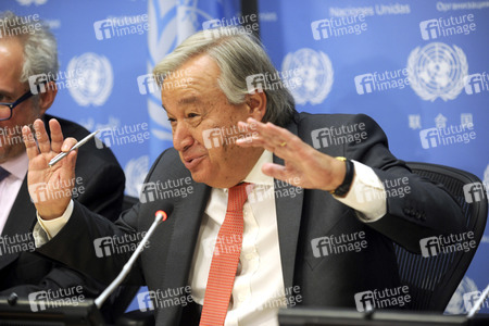 UN-Pressekonferenz mit António Guterres in New York