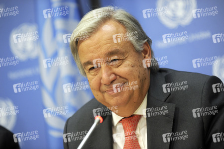 UN-Pressekonferenz mit António Guterres in New York