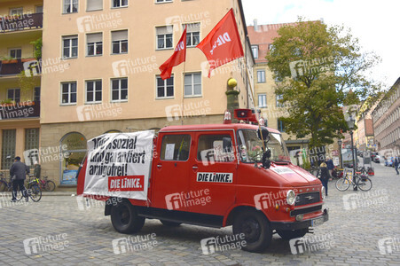 Wahlkampfveranstaltung der LINKEN in Nürnberg