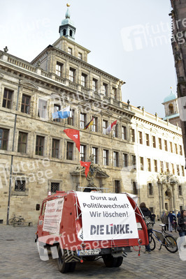 Wahlkampfveranstaltung der LINKEN in Nürnberg
