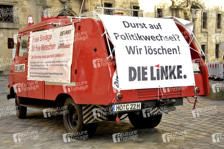 Wahlkampfveranstaltung der LINKEN in Nürnberg