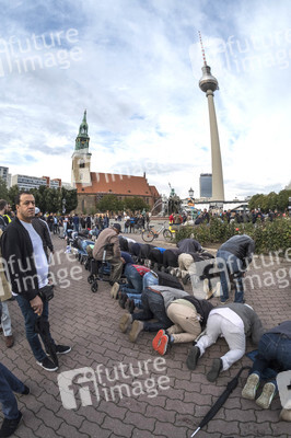 Muslimen Demonstration in Berlin