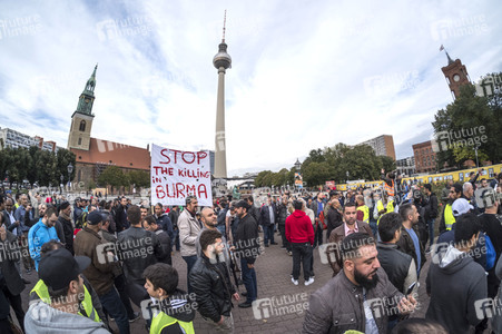 Muslimen Demonstration in Berlin