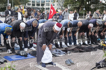 Muslimen Demonstration in Berlin