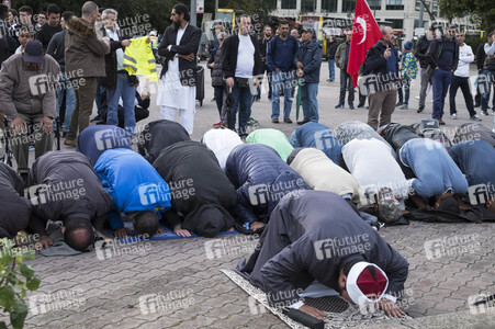 Muslimen Demonstration in Berlin