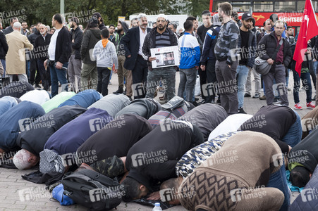Muslimen Demonstration in Berlin