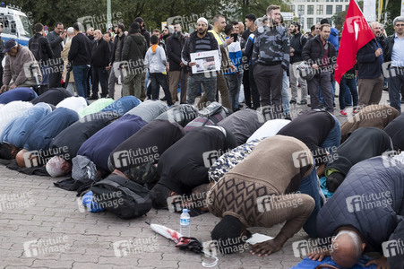 Muslimen Demonstration in Berlin