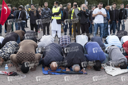 Muslimen Demonstration in Berlin