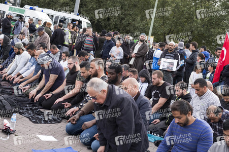 Muslimen Demonstration in Berlin