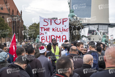 Muslimen Demonstration in Berlin