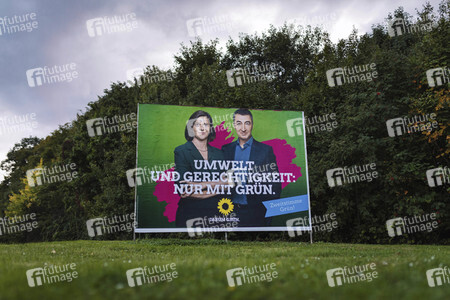 Bundestagswahlkampf-Plakate in Köln