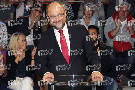 TV-Sendung 'Wahl 2017 - Wahlarena mit Martin Schulz' in Lübeck