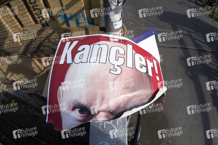 Bundestagswahlkampf-Plakate in Berlin