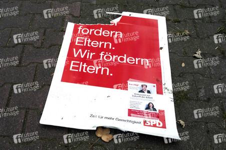Bundestagswahlkampf-Plakate in Berlin