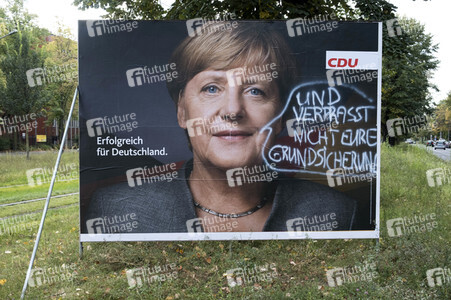 Bundestagswahlkampf-Plakate in Berlin