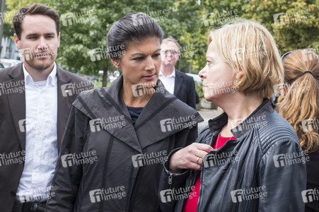 Wahlkampfveranstaltung mit Sahra Wagenknecht in Berlin