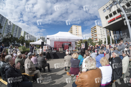 Wahlkampfveranstaltung mit Sahra Wagenknecht in Berlin