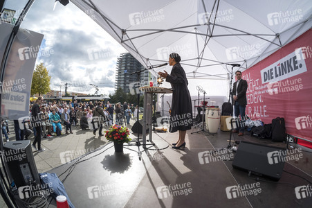 Wahlkampfveranstaltung mit Sahra Wagenknecht in Berlin