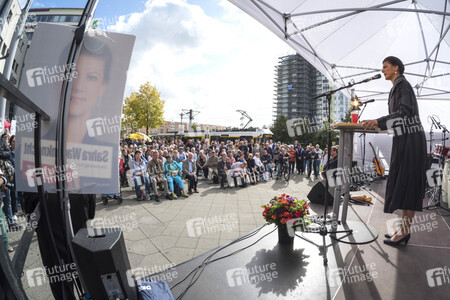 Wahlkampfveranstaltung mit Sahra Wagenknecht in Berlin
