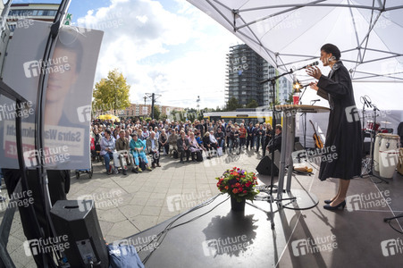 Wahlkampfveranstaltung mit Sahra Wagenknecht in Berlin