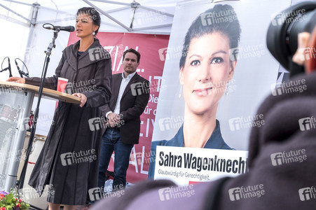 Wahlkampfveranstaltung mit Sahra Wagenknecht in Berlin