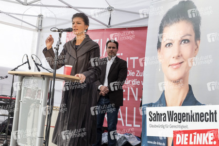 Wahlkampfveranstaltung mit Sahra Wagenknecht in Berlin
